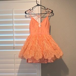 Bebe Mini coral dress Sz 2